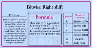 shift bitwise